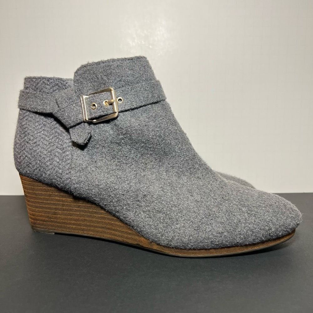 Womens DR. SCHOLL’S Darcy Grey Wedge Ankle Boots / Size 11 Medium